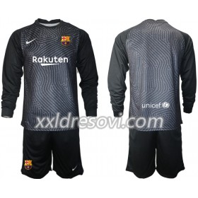 FC Barcelona Golmanski Dječji Komplet dresovi za nogomet 2020-2021 M004 Dugim Rukavima (+ kratke hlače)